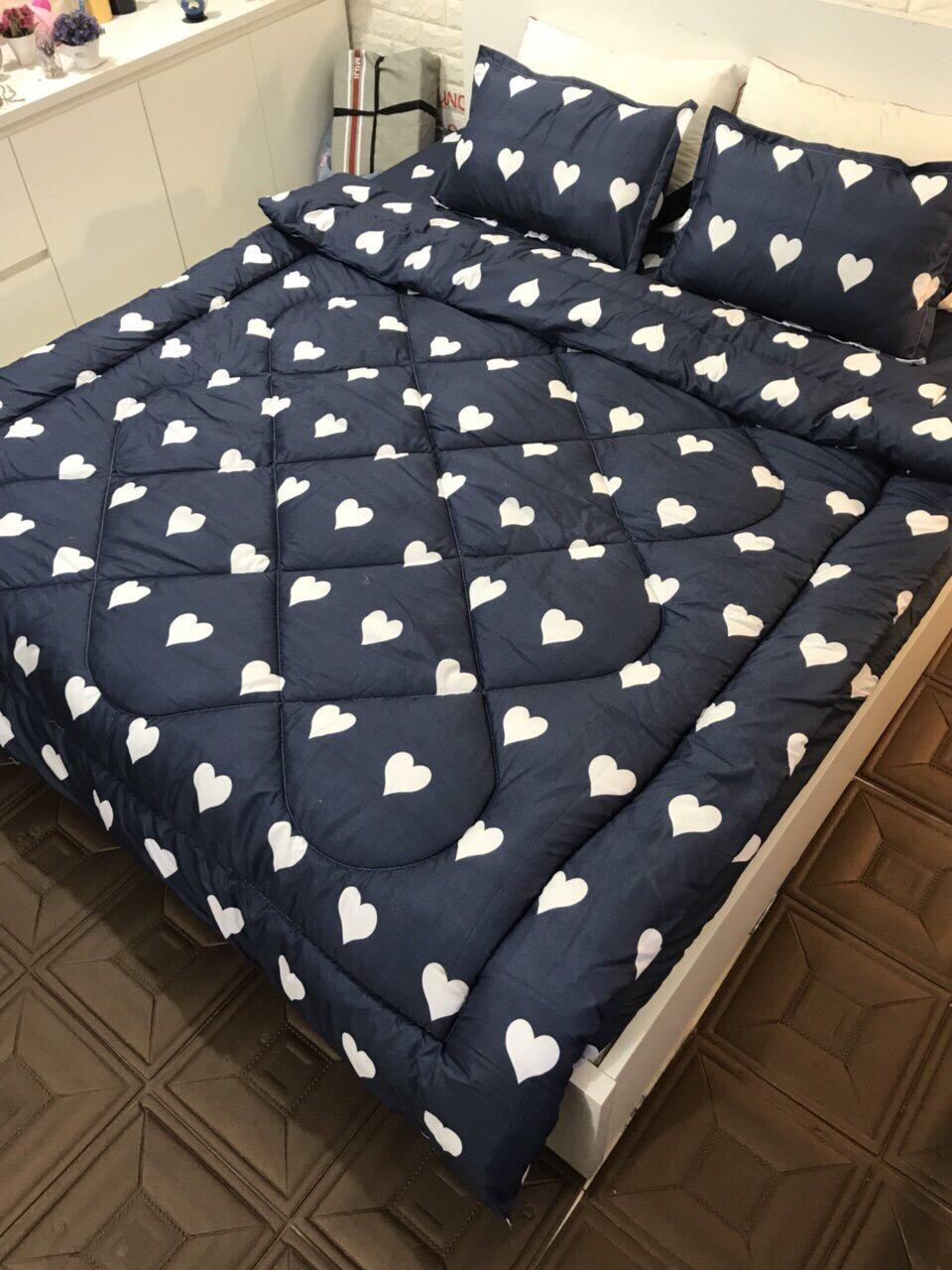 Bộ ga gối cotton mẫu mới năm 2019