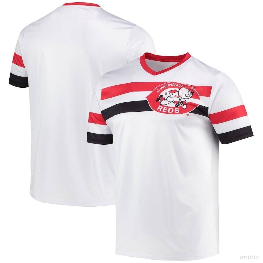 Chất lượng cao Jersey MLB Cincinnati Reds Stitches White Collectio Jersey