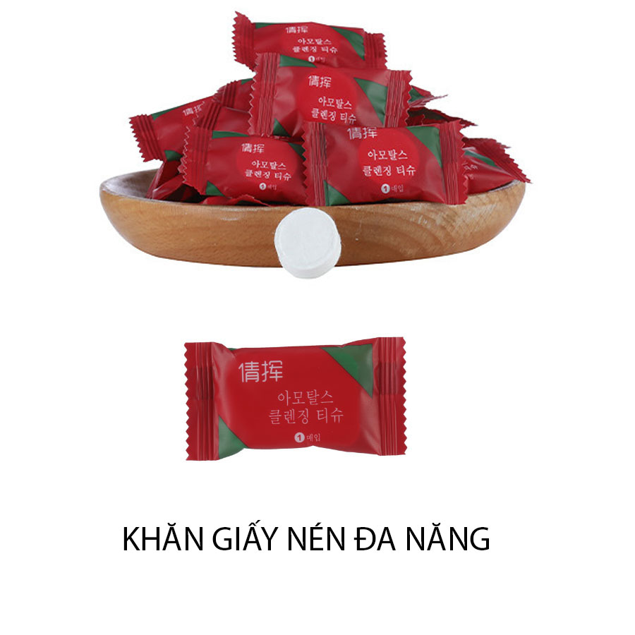 Khăn giấy nén đa năng - gói 20 cái