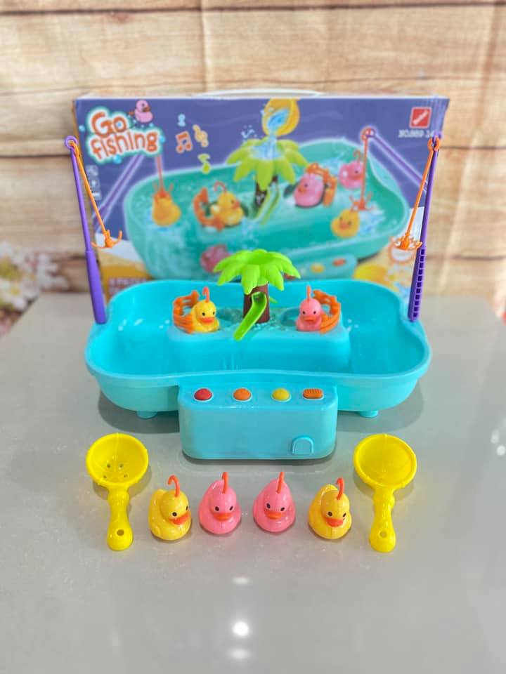 Bộ câu cá Go Fishing có nhạc, xoay nước Hkm Enfa