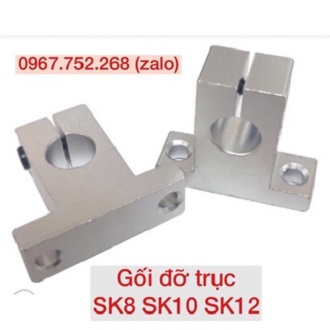 Gối đỡ trục tròn sk08 sk10 sk12
