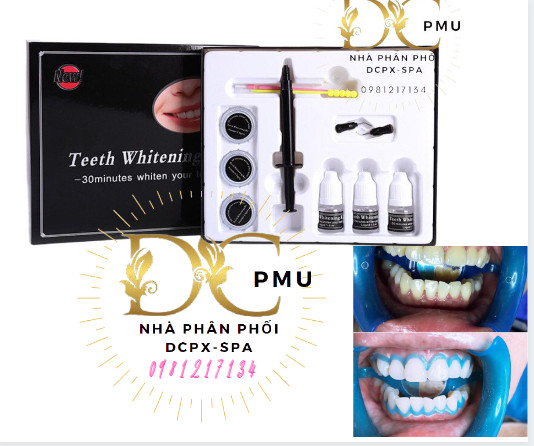 thuốc tẩy trắng răng philipin (bật tông cực trắng. không gây ê buốt)