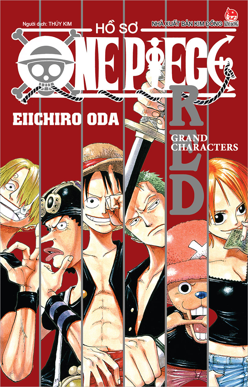 Kim đồng - hồ sơ one piece - red grand characters