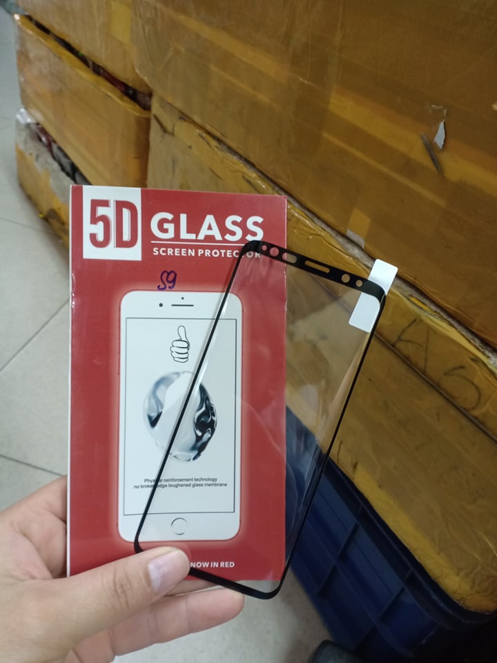 "kính cường lực 5d xịn full màn galaxy s8, s9, s8 plus, s9 plus