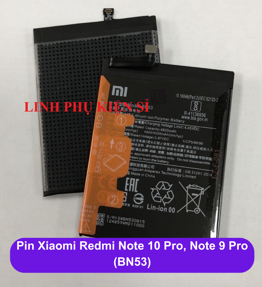PIN XIAOMI BN53 (REDMI NOTE 9 PRO, NOTE 10 PRO) ZIN