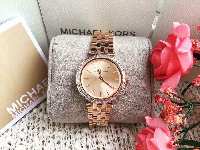 [HCM] Đồng hồ nữ Michael K0rs - MK3366,size 33mm, Đông hồ nữ thời trang cao cấp, đồng hồ nữ chống nước tốt