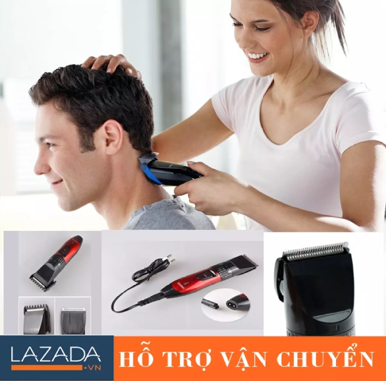 Máy Tông Đơ Cắt Tóc Hiệu KEMEI KM 730 Lưỡi Dao Sắc Bén Lưỡi Cắt Ngọt Hỗ Trợ Vận Chuyển