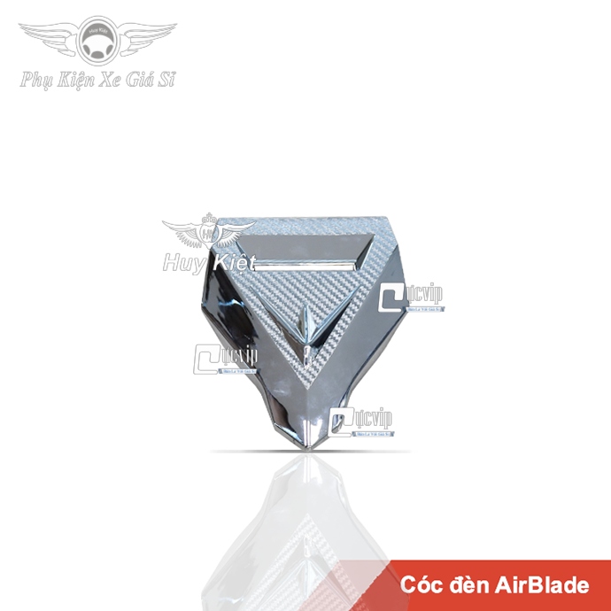 Ốp cóc đèn xe airblade 2016 - 2019 xi inox đẳng cấp ms1862