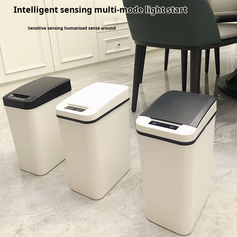 tuomang567 Smart Kitchen Large Screen Automatic Sensor Trash Can