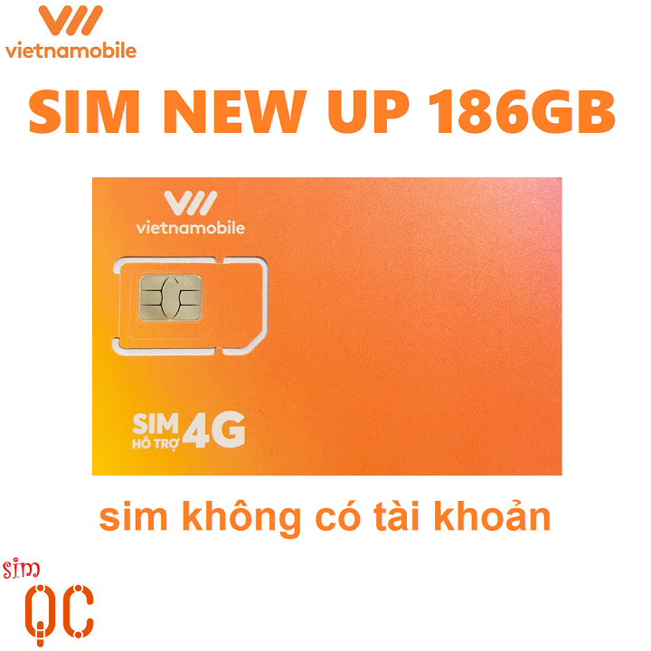 FREESHIP - CHƯA KÍCH HOẠT  [HCM]Sim 4G vietnamobile 180GB siêu thánh UP-0d