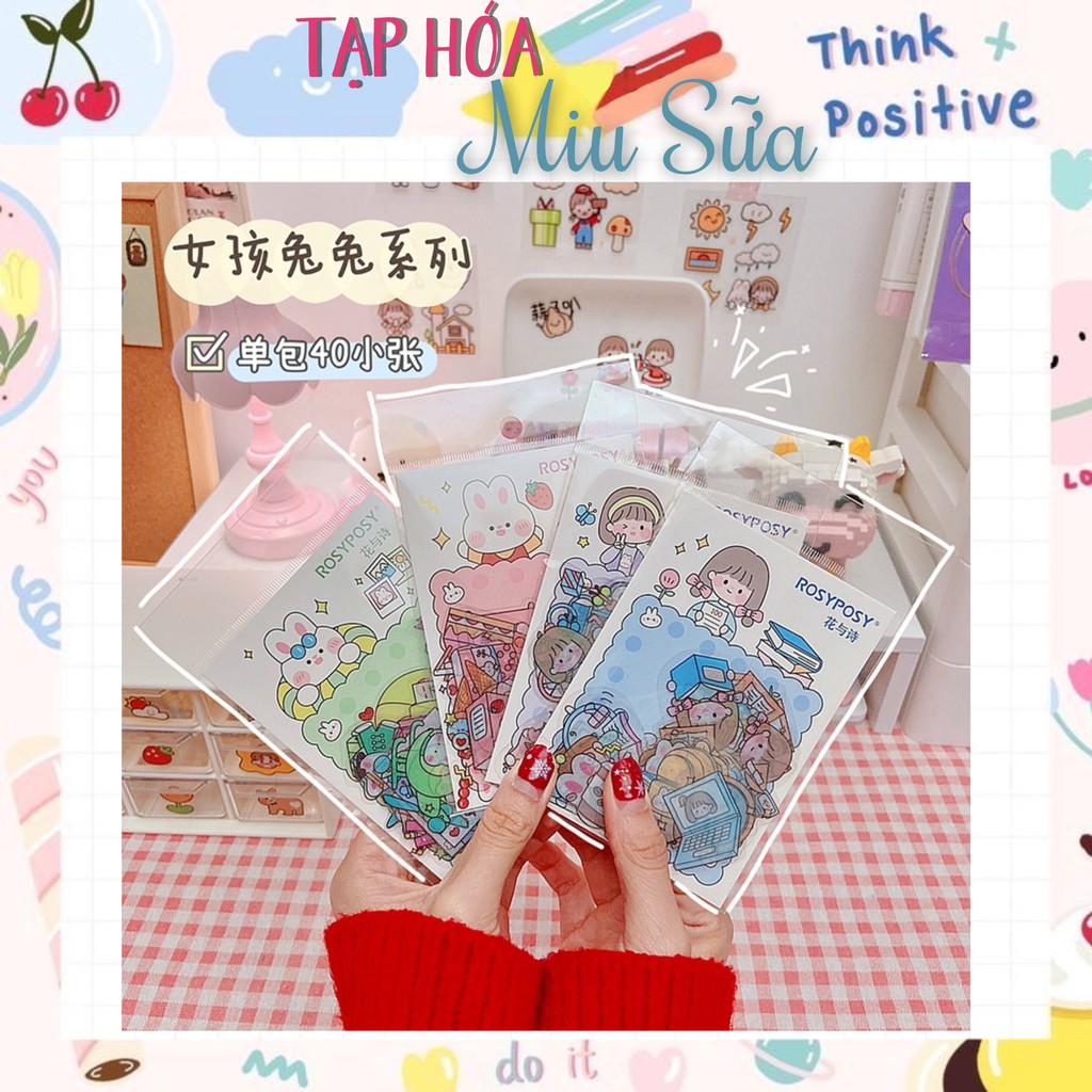 Set sticker RosyPosy hot hit - MiuSua