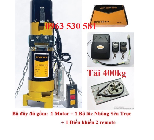 Motor cửa cuốn e400kg engines đức cam kết chất lượng