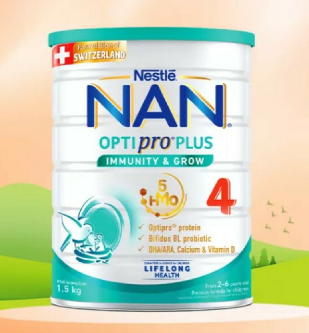 Chọn quà- Date T9/2025 Sữa Bột Nestlé NAN Optipro Plus 4 (1.5kg)