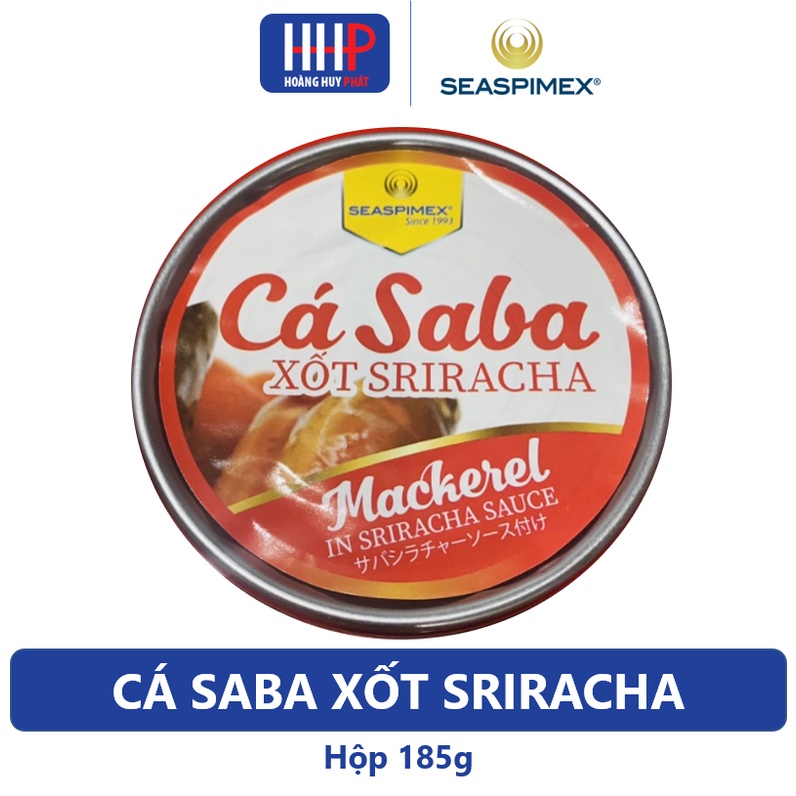 Date mới nhất 2024- cá hộp* cá saba xốt sriracha 185g