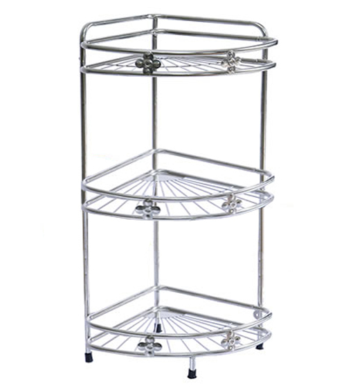 Kệ gia vị góc inox nan quạt Huy Anh