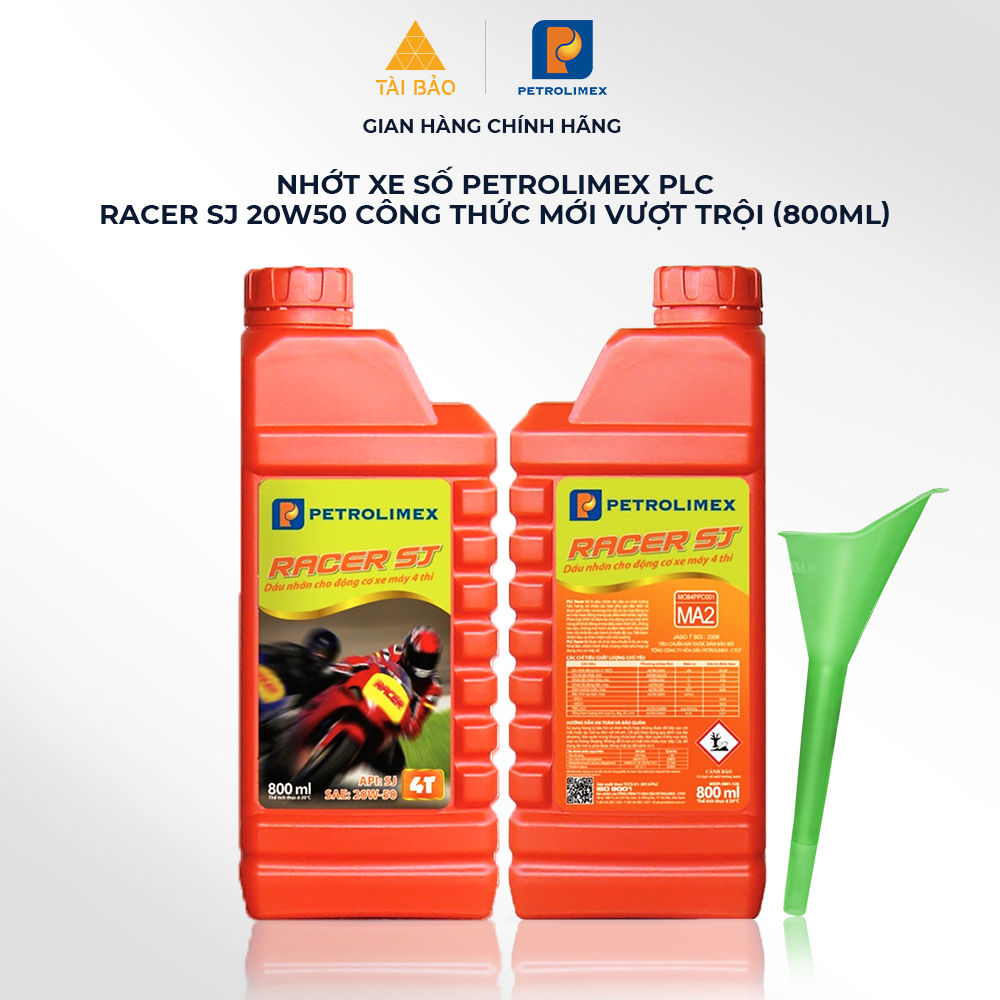 Dầu nhớt xe máy, xe số, xe côn tay 20W50 PETROLIMEX PLC RACER SJ - Chính hãng có sỉ/lẻ