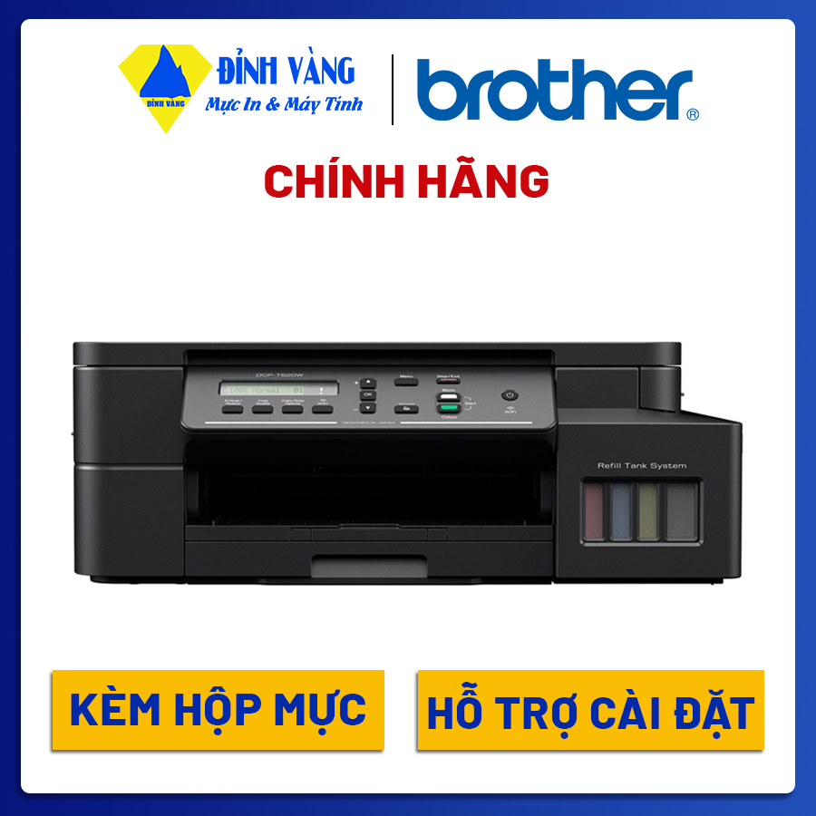 [HCM]MÁY IN PHUN MÀU BROTHER DCP-T520W (IN – SCAN – COPY)