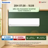 [Độc quyền Online] Điều hòa Panasonic Inverter CU/CS-YZ18AKH-8 - Hai chiều - Eco AI - Lọc không khí bụi mịn tới 99%