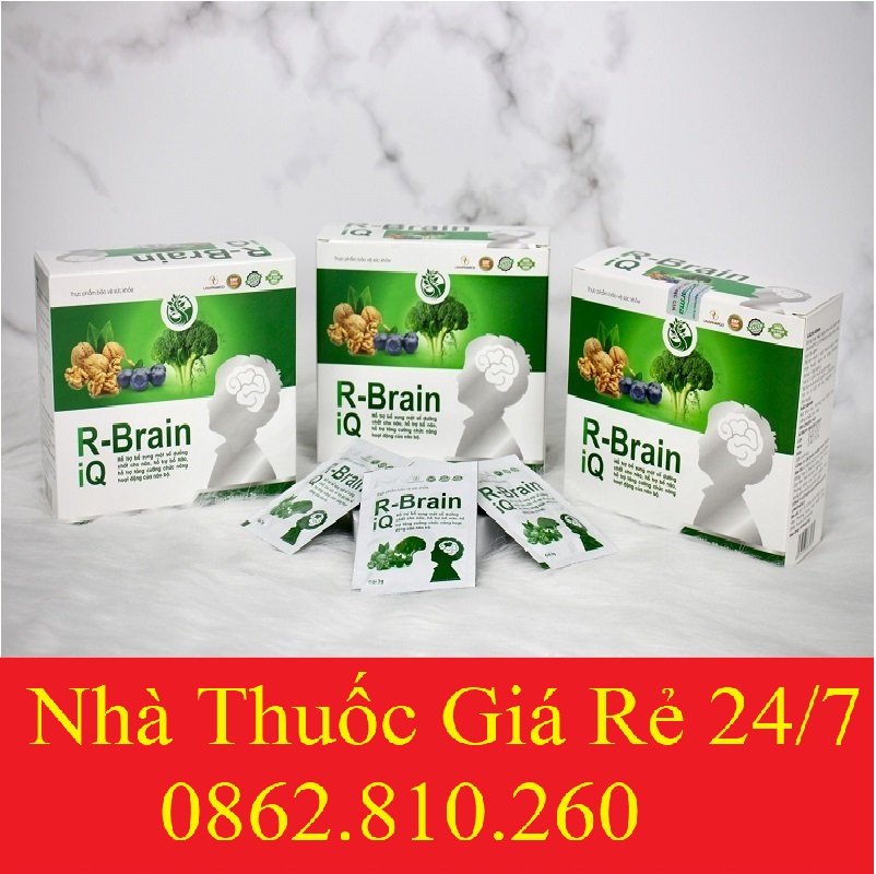 Trí não r-brain iq dha giúp bé thông minh, phát triển toàn diện tập trung học tập