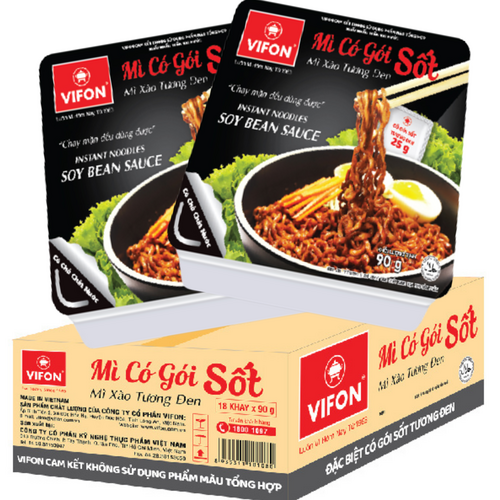 Mì xào khay tương đen vifon 90gr
