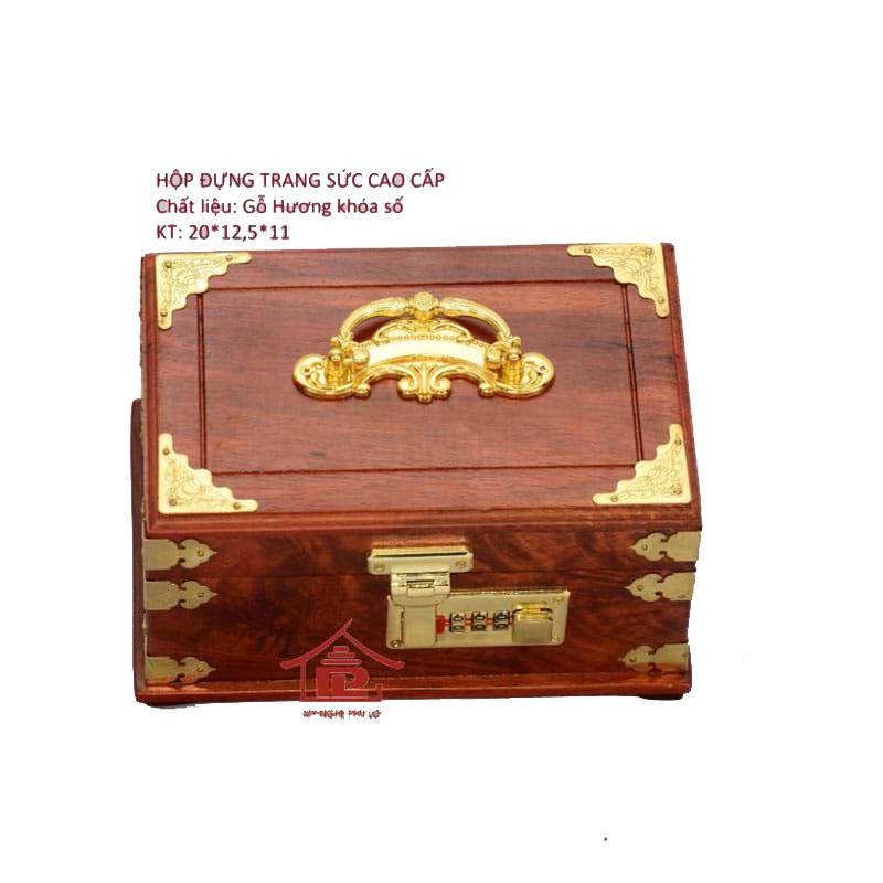 Hộp đựng nữ trang cao cấp gỗ hương ta