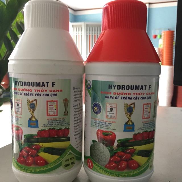 Cặp Dung Dịch Thủy Canh Hydroumat F cho cây ăn quả,