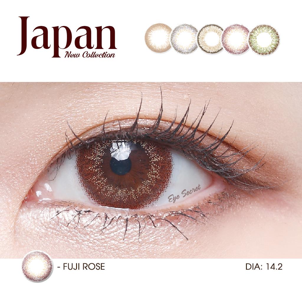 Kính Áp Tròng Eye Secret màu Fuji Rose  (Hồng) - Dòng 1 Ngày