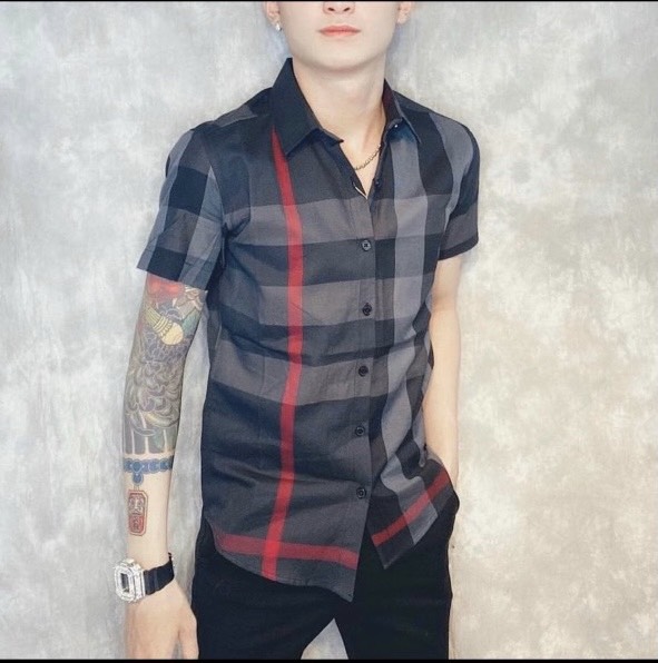 Áo sơ mi nam tay ngắn kiểu đẹp vải lụa mêm mịn chống nhăn mẫu mới nhất cao cấp HOT TREND 2021