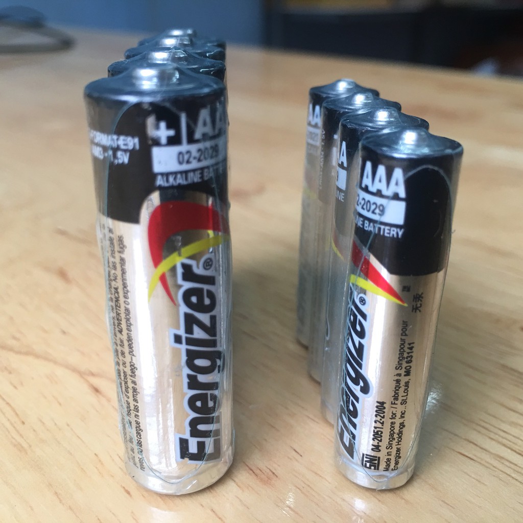 Set 2 viên pin energizer aa / aaa alkaline 1,5v