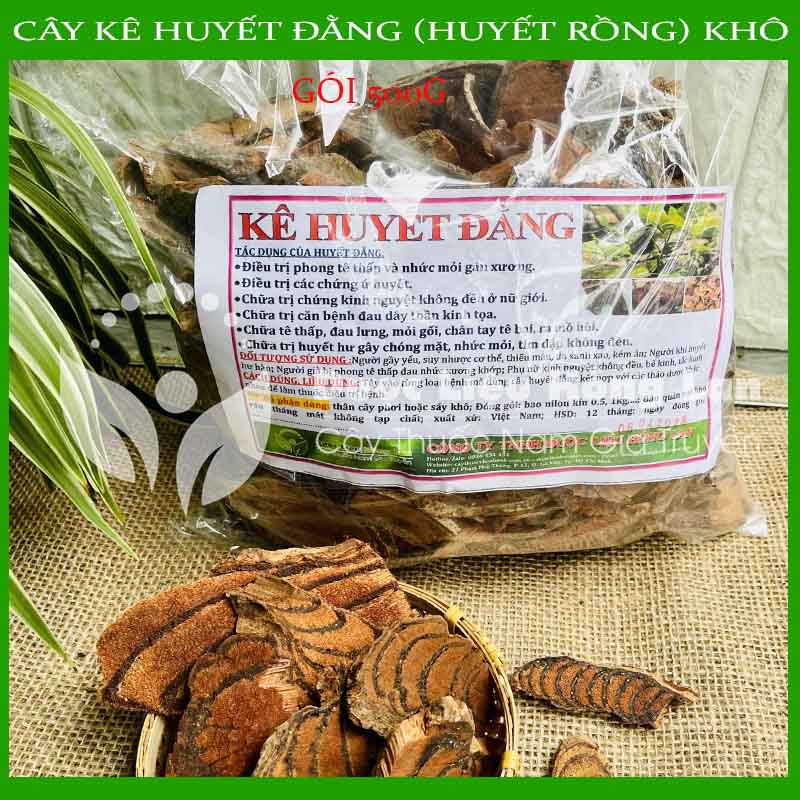 [FreeshipMAX] Dược liệu CÂY KÊ HUYẾT ĐẰNG (HUYẾT RỒNG) khô sạch đóng gói 500gram