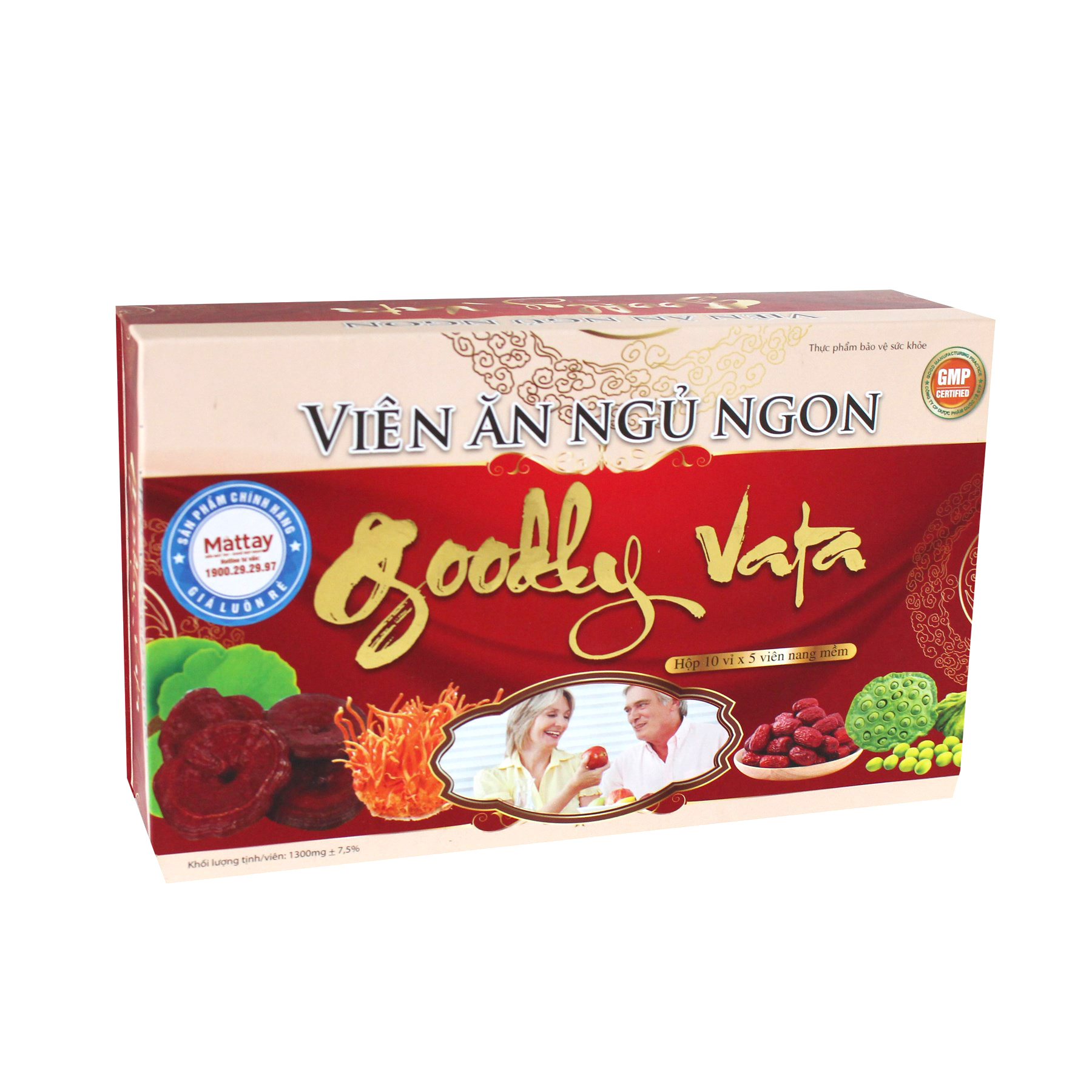 Viên ăn ngủ ngon goodly vata - hộp 50 viên