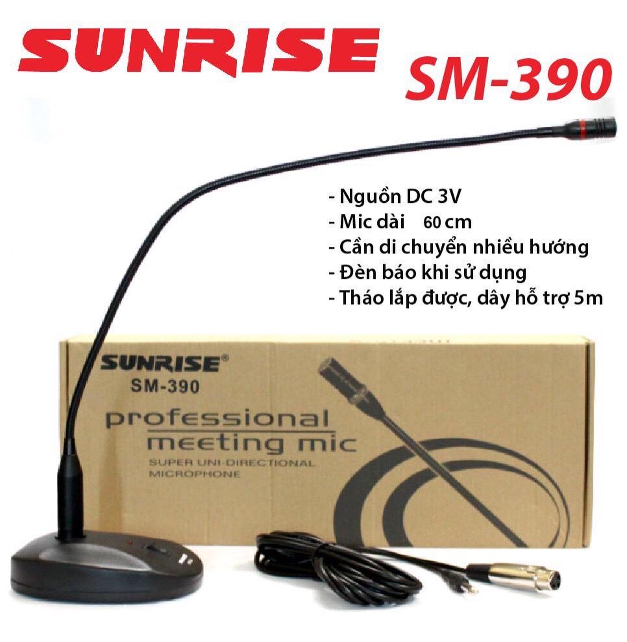 HCMMicro hội nghị có dây Sunrise SM-390