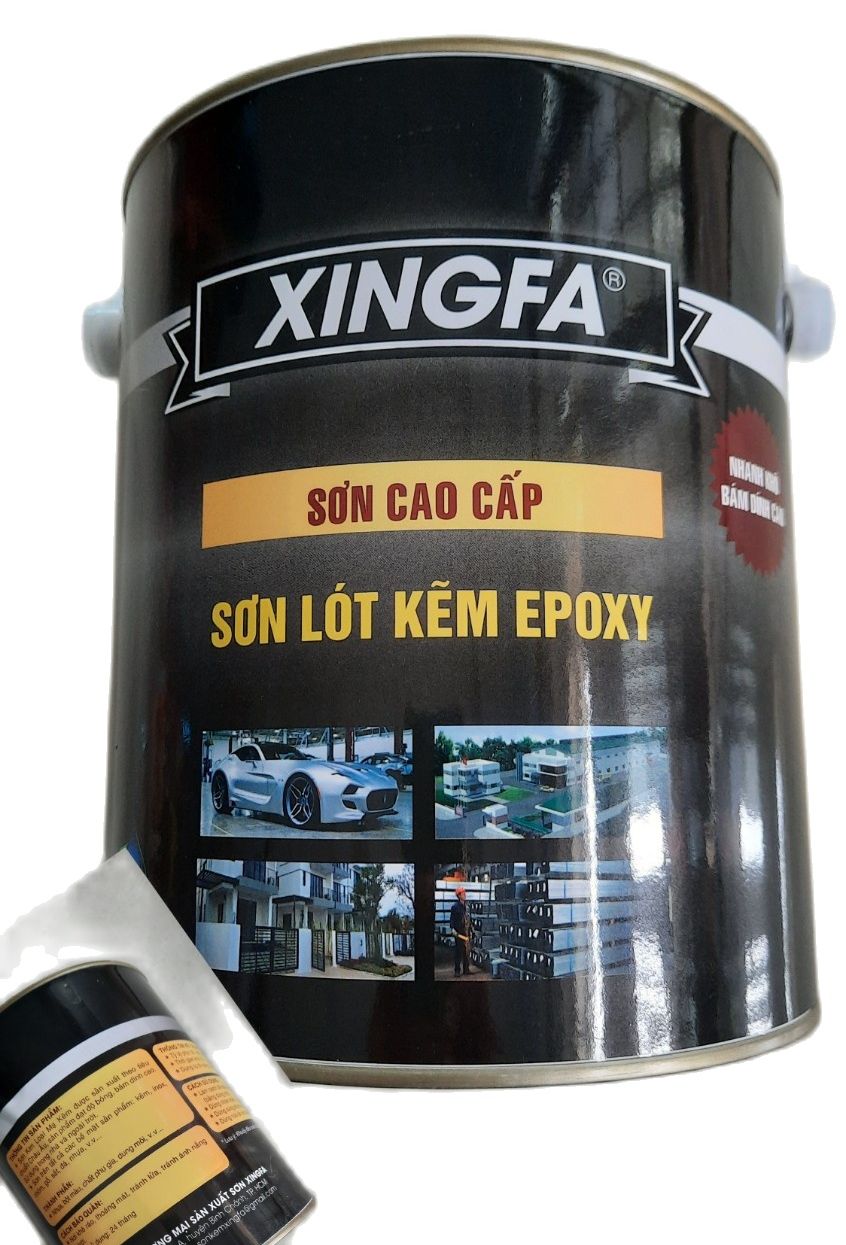 Sơn chống rỉ 1k/ sơn lót sắt mạ kẽm - xingfa/ diy