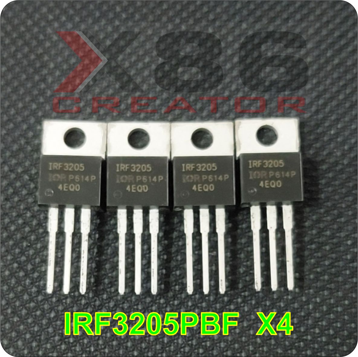 4 con irf3205pbf mosfet kênh n , 110a, 55v