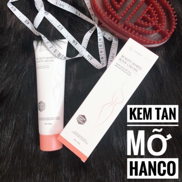 Hanco kem tan mỡ bụng dành cho người lười