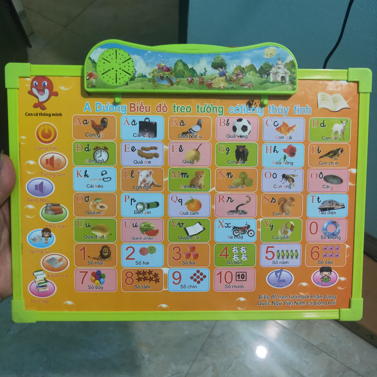 Bảng chữ cái và chữ số Điện Tử Thông minh có giọng nói Tiếng Việt - Bài hát bằng Tiếng Anh cho Bé