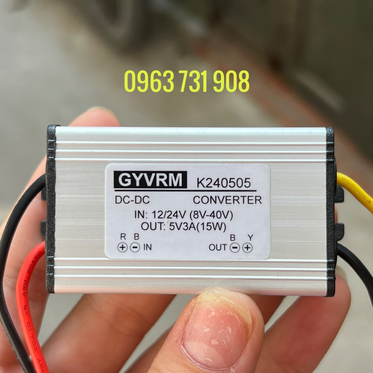 Bộ hạ điện dc 12v xuống dc 5v 3a 15w loại tốt