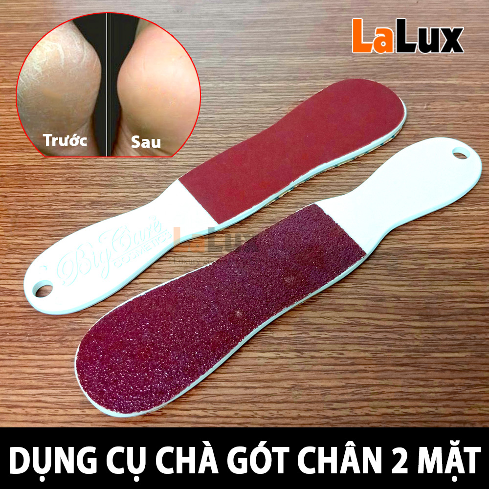 Dụng cụ chà gót chân 2 mặt big care - chà gót chân tái tạo da khô nứt - giúp da chân mịn màng khi sử dụng