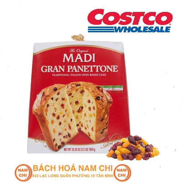 Bánh mì ý madi gran panettone italian cake 1kg - nhập khẩu chính hãng