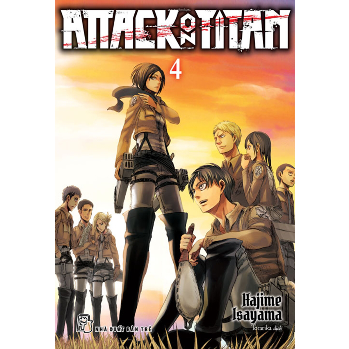 Truyện tranh - attack on titan - tập 4 - nxb trẻ