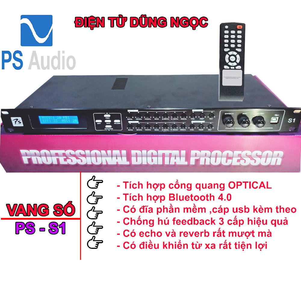 Vang Số PS Audio S1,Chỉnh tay dễ hơn vang cơ