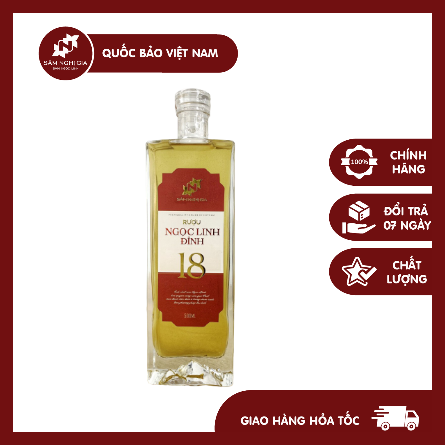Ngọc linh đỉnh 18 - quốc bảo việt nam | sâm nghị gia ngọc linh