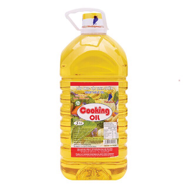 Dầu ăn thực vật Cooking Oil  Nakydako 5lit