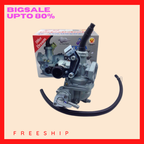 Chế hoà khí centa tiết kiệm xăng bình xăng con centa 100cc wave, dream