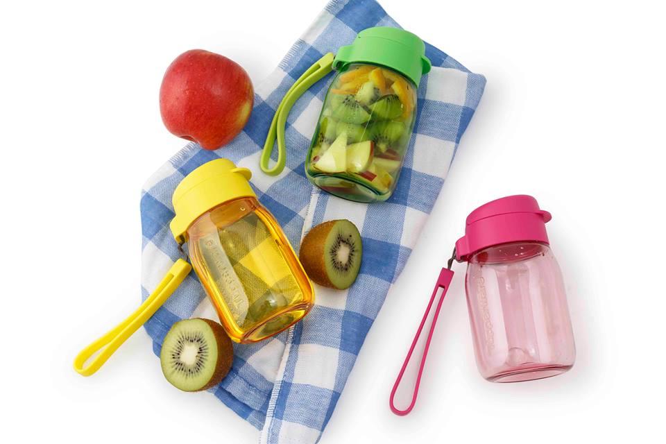 Bình nước Lohas mini Tupperware 350ml vàng