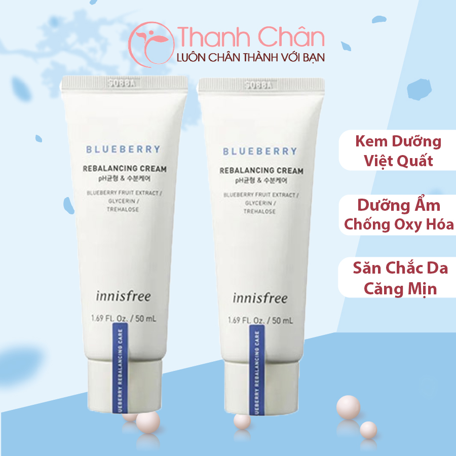 Kem Dưỡng Innisfree Blueberry Rebalancing Cream