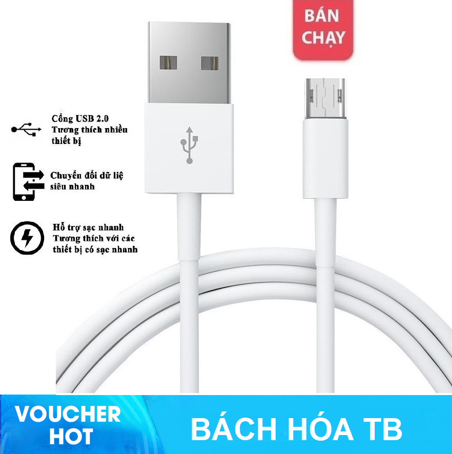 Cáp sạc ss micro usb 2.0 phù hợp các dòng máy android hoặc thiết bị sử dụng cổng micro. dây sạc nhanh micro
