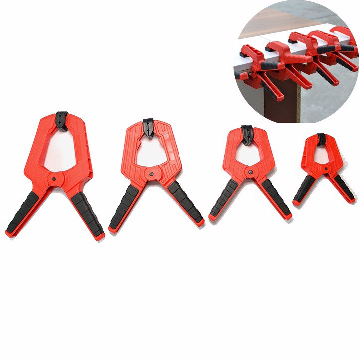Kẹp nhanh chữ a đen - đỏ duratec 826 để kẹp/gá nhanh các vật dùng trong chế biến gỗ hoặc làm các đồ handmade