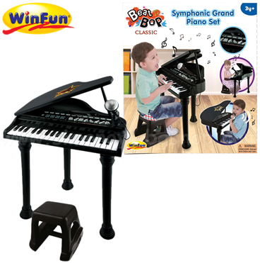 Đàn piano cổ điển kèm mic màu hồng Winfun 2045