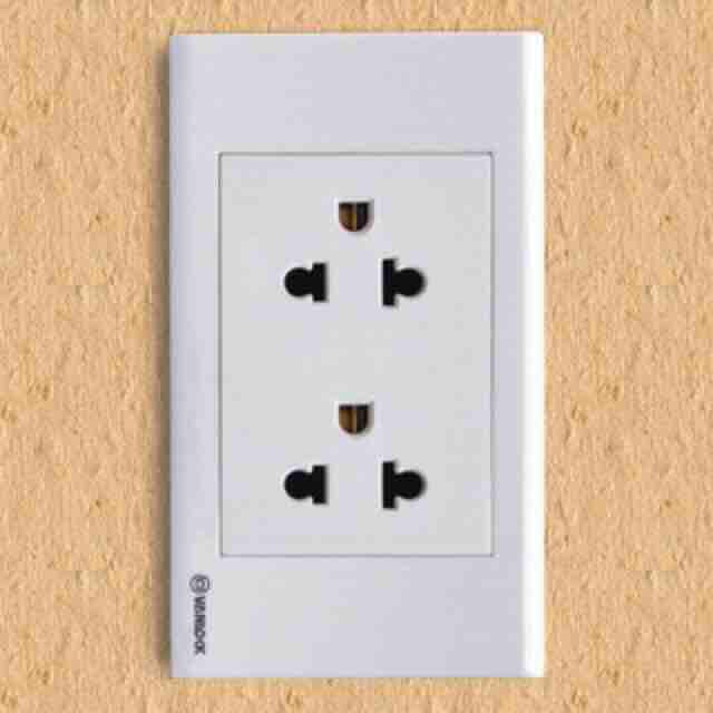 [HCM]Ổ cắm đôi 3 chấu SINO